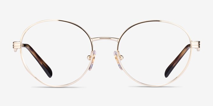 Vogue Eyewear VO4222 Light Gold Metal Eyeglass Frames from EyeBuyDirect