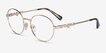 Vogue Eyewear VO4222 Pale Gold MetalEyeglass Frames from EyeBuyDirect, Angle View
