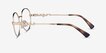 Vogue Eyewear VO4222 Pale Gold MetalEyeglass Frames from EyeBuyDirect, Side View