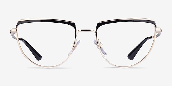 Vogue Eyewear VO4230 Black Gold Metal Eyeglass Frames