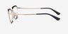Vogue Eyewear VO4230 Black Gold MetalEyeglass Frames from EyeBuyDirect, Side View