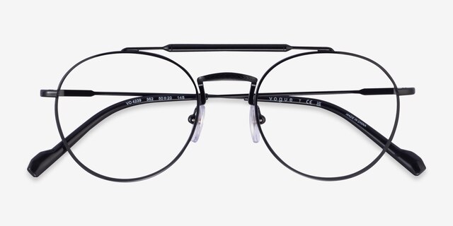 Vogue Eyewear VO4239 Black MetalEyeglass Frames from EyeBuyDirect, Closed View