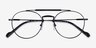 Vogue Eyewear VO4239 Black MetalEyeglass Frames from EyeBuyDirect, Closed View