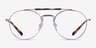 Vogue Eyewear VO4239 Gunmetal MetalEyeglass Frames from EyeBuyDirect, Front View