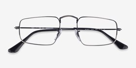 Ray-Ban RB3957V Julie Gunmetal Métal Montures de lunettes de vue d'EyeBuyDirect, Vue Rapprochée