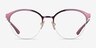 Vogue Eyewear VO4176 Shiny Purple MetalEyeglass Frames from EyeBuyDirect, Front View