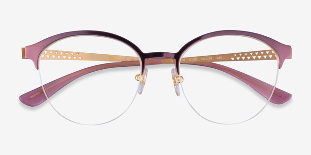 Vogue Eyewear VO4176 Shiny Purple MetalEyeglass Frames from EyeBuyDirect, Closed View