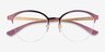 Vogue Eyewear VO4176 Shiny Purple MetalEyeglass Frames from EyeBuyDirect, Closed View