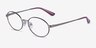 Vogue Eyewear VO4190 Gunmetal Purple MetalEyeglass Frames from EyeBuyDirect, Angle View