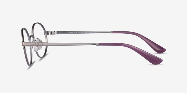 Vogue Eyewear VO4190 Gunmetal Purple MetalEyeglass Frames from EyeBuyDirect, Side View