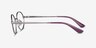 Vogue Eyewear VO4190 Gunmetal Purple MetalEyeglass Frames from EyeBuyDirect, Side View