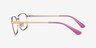 Vogue Eyewear VO4191 Pink MetalEyeglass Frames from EyeBuyDirect, Side View
