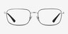 Vogue Eyewear VO4191 Silver Black MetalEyeglass Frames from EyeBuyDirect, Front View