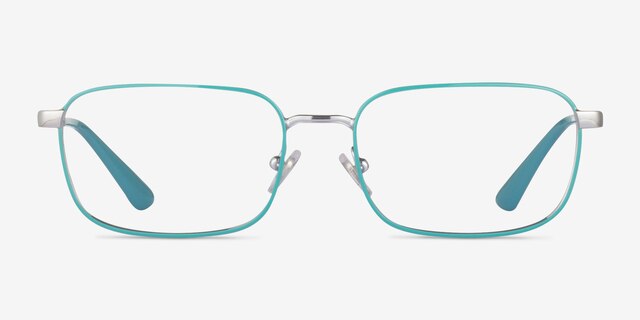 Vogue Eyewear VO4191 Green Silver MetalEyeglass Frames from EyeBuyDirect, Front View