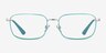 Vogue Eyewear VO4191 Green Silver MetalEyeglass Frames from EyeBuyDirect, Front View