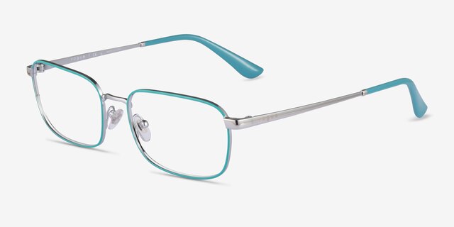 Vogue Eyewear VO4191 Green Silver MetalEyeglass Frames from EyeBuyDirect, Angle View