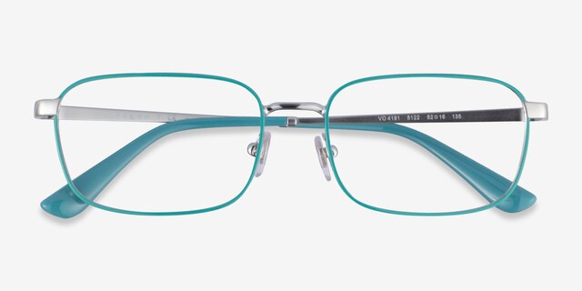 Vogue Eyewear VO4191 Green Silver MetalEyeglass Frames from EyeBuyDirect, Closed View