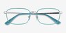 Vogue Eyewear VO4191 Green Silver MetalEyeglass Frames from EyeBuyDirect, Closed View