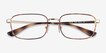 Vogue Eyewear VO4191 Tortoise Gold MetalEyeglass Frames from EyeBuyDirect, Closed View