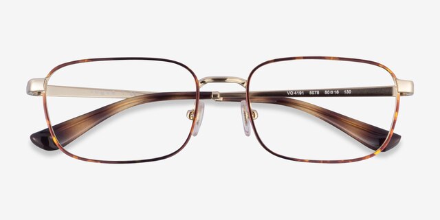 Vogue Eyewear VO4191 Tortoise Gold MetalEyeglass Frames from EyeBuyDirect, Closed View