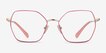 Vogue Eyewear VO4196 Pink MetalEyeglass Frames from EyeBuyDirect, Front View