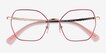 Vogue Eyewear VO4196 Pink MetalEyeglass Frames from EyeBuyDirect, Closed View
