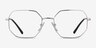 Vogue Eyewear VO4228 Shiny Silver MetalEyeglass Frames from EyeBuyDirect, Front View