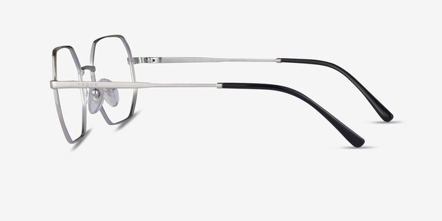 Vogue Eyewear VO4228 Shiny Silver MetalEyeglass Frames from EyeBuyDirect, Side View