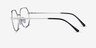 Vogue Eyewear VO4228 Shiny Silver MetalEyeglass Frames from EyeBuyDirect, Side View