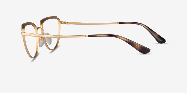 Vogue Eyewear VO4230 Tortoise Gold MetalEyeglass Frames from EyeBuyDirect, Side View