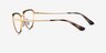 Vogue Eyewear VO4230 Tortoise Gold MetalEyeglass Frames from EyeBuyDirect, Side View