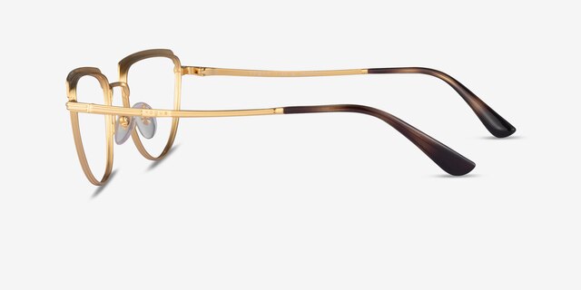 Vogue Eyewear VO4230 Gold Tortoise MetalEyeglass Frames from EyeBuyDirect, Side View