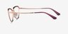 Vogue Eyewear VO4230 Pink Rose Gold MetalEyeglass Frames from EyeBuyDirect, Side View
