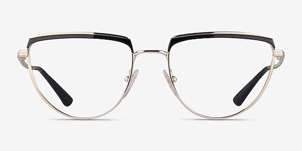Vogue Eyewear VO4230 Black Pale Gold Metal Eyeglass Frames