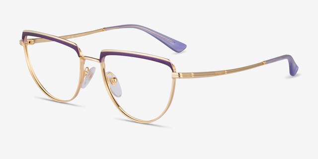 Vogue Eyewear VO4230 Purple MetalEyeglass Frames from EyeBuyDirect, Angle View