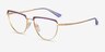 Vogue Eyewear VO4230 Purple MetalEyeglass Frames from EyeBuyDirect, Angle View
