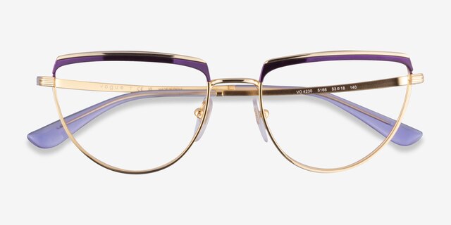 Vogue Eyewear VO4230 Purple MetalEyeglass Frames from EyeBuyDirect, Closed View