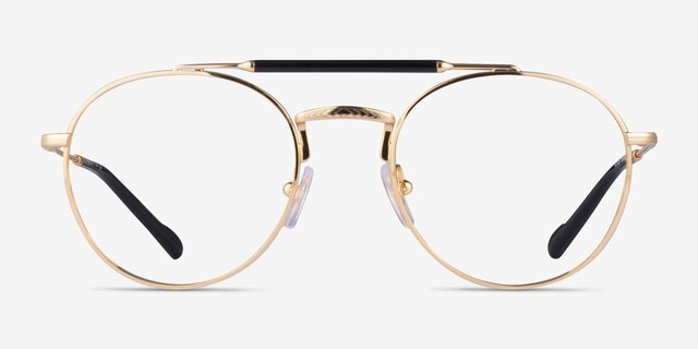 Vogue Eyewear VO4239 Gold MetalEyeglass Frames from EyeBuyDirect, Front View