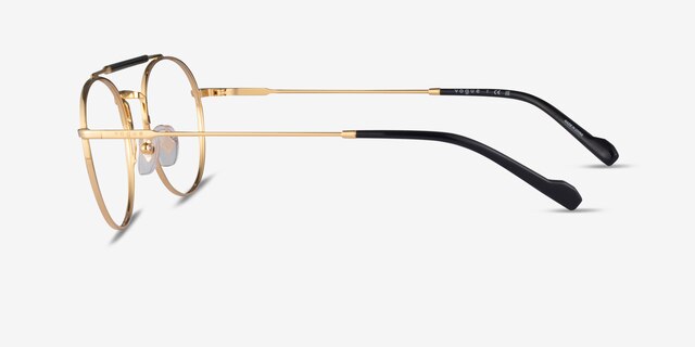 Vogue Eyewear VO4239 Gold MetalEyeglass Frames from EyeBuyDirect, Side View