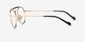Vogue Eyewear VO4239 Gold MetalEyeglass Frames from EyeBuyDirect, Side View