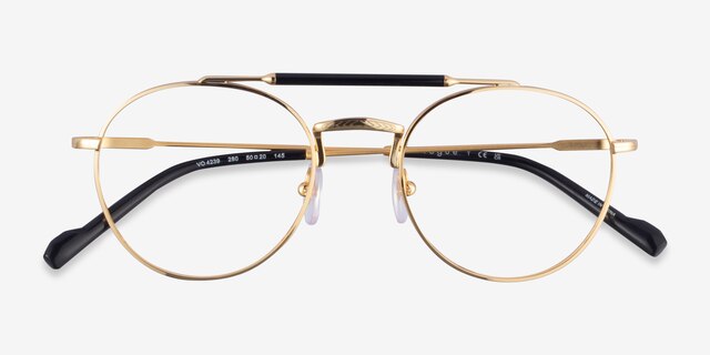 Vogue Eyewear VO4239 Gold MetalEyeglass Frames from EyeBuyDirect, Closed View