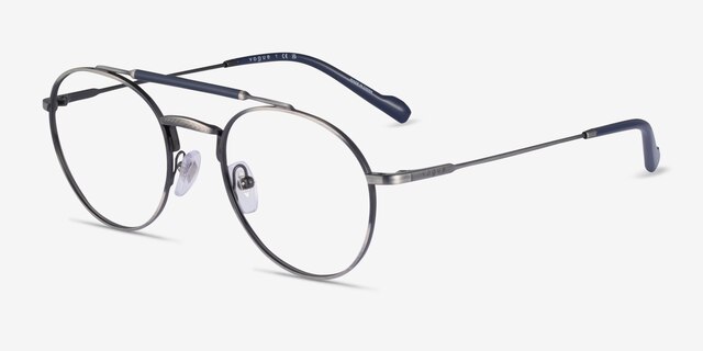 Vogue Eyewear VO4239 Silver MetalEyeglass Frames from EyeBuyDirect, Angle View