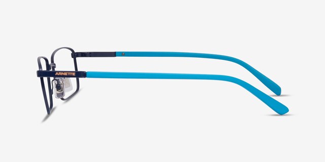 ARNETTE Cauca Matte Blue MetalEyeglass Frames from EyeBuyDirect, Side View