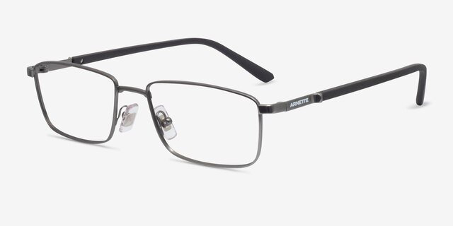 ARNETTE Cauca Matte Gunmetal MétalMontures de lunettes de vue d'EyeBuyDirect, Vue d'Angle