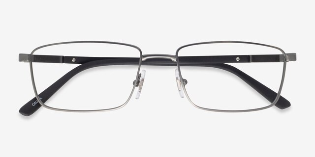 ARNETTE Cauca Matte Gunmetal MétalMontures de lunettes de vue d'EyeBuyDirect, Vue Rapprochée