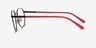 ARNETTE Huancas Matte Black MetalEyeglass Frames from EyeBuyDirect, Side View