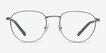 ARNETTE Huancas Matte Silver MetalEyeglass Frames from EyeBuyDirect, Front View