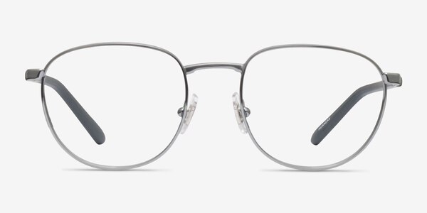 ARNETTE Huancas Matte Silver Metal Eyeglass Frames