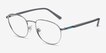 ARNETTE Huancas Matte Silver MetalEyeglass Frames from EyeBuyDirect, Angle View