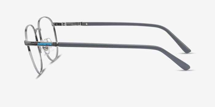 ARNETTE Huancas Matte Silver Metal Eyeglass Frames from EyeBuyDirect